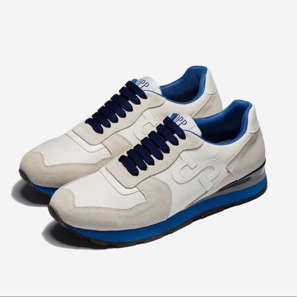 OPP France Lace Up Suede Sneakers in White Size 10 - Picture 1 of 7